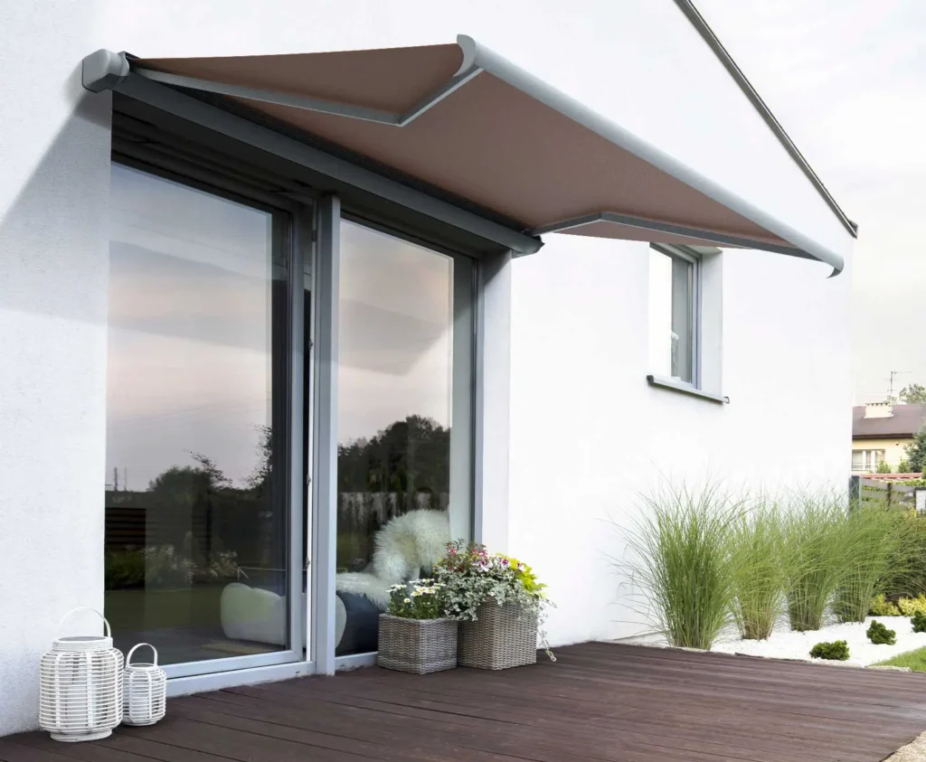 terras elektrisch zonnescherm